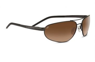 Image of Serengeti Como Progressive Prescription Sunglasses, Shiny Dark Gunmetal Frame, 8394PR