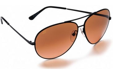 Image of Serengeti Aviator Sunglasses - Large, Black Frame, Drivers Gradient Lenses 5222