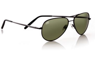 Image of Serengeti Small Aviator Rx Sunglasses Gunmetal Frame 7094