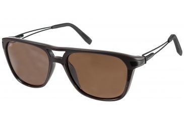 Image of Serengeti Empoli Single Vision Prescription Sunglasses, Shiny Matte Brown Frame-7917SV