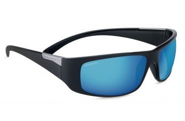 Image of Serengeti Fasano  Sunglasses, Shiny Black Frame, Polar PhD 555nm Blue  Lens, 8219