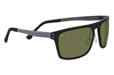 Image of Serengeti Ferrara Single Vision Prescription Sunglasses, Satin Black Frame-7893SV