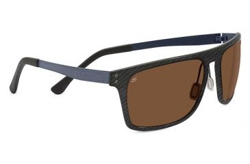 Image of Serengeti Ferrara Single Vision Prescription Sunglasses, Shiny Carbon Fiber Frame-7897SV