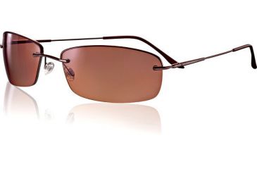 Image of Serengeti Polarmax Leggero Sun Glasses - Espresso Frame, Polarmax Drivers Lenses 6906