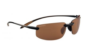 Image of Serengeti Lipari Sunglasses - Shiny Brown Frame and Polar PhD Drivers Lens 7807