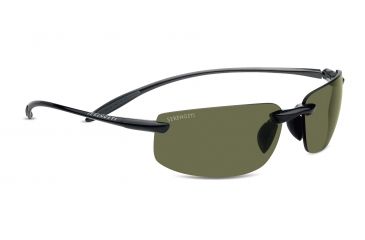 Image of Serengeti Lipari Sunglasses - Shiny Hematite Frame and Polar PhD 555nm Lens 7805