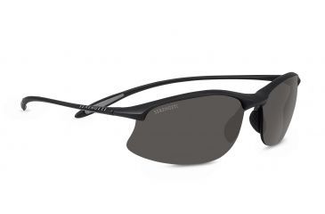 Image of Serengeti Maestrale Sunglasses - Satin Black Frame, Polar PhD CPG Lens 7355