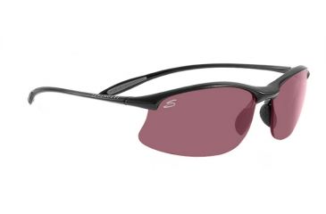 Image of Serengeti Maestrale Sunglasses Shiny Black Frame Polar Phd Sedona Lenses 7713