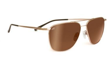 Image of Serengeti Marco Single Vision Rx Sunglasses Shiny Gold Frame 7715