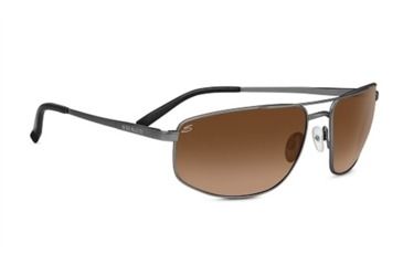 Image of Serengeti Modugno Progressive Prescription Sunglasses, Shiny Dark Gunmetal Frame, 8404PR