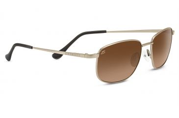 Image of Serengeti Monreale Sunglasses,Satin Soft Gold Frame,Drivers Gradient Square Lens 8400