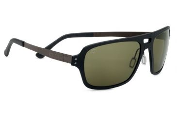 Image of Serengeti Nunzio Single Vision Prescription Sunglasses, Satin Black Frame-7837SV