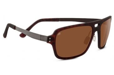 Image of Serengeti Nunzio Single Vision Prescription Sunglasses, Satin Dark Tortoise Frame 8269SV