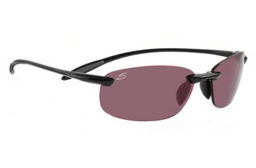 Image of Serengeti Nuvola Single Vision Prescription Sunglasses, Shiny Black Frame 7720SV