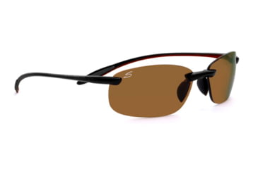 Image of Serengeti Nuvola Sunglasses Black/ Orange Frame Drivers Lens 7287