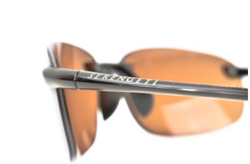 Image of Serengeti Nuvola Sunglasses, Shiny Brown Frame, Polarized PhD Drivers Lens