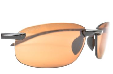 Image of Serengeti Nuvola Sunglasses, Shiny Brown Frame, Polarized PhD Drivers Lens