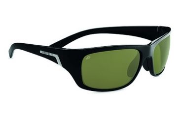 Image of Serengeti Orvieto Progressive Prescription Sunglasses, Shiny / Satin Black Frame-7755PR