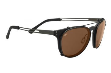 Image of Serengeti Palmiro Sunglasses, Satin Black Frame, Polar PhD Drivers Lens, 8052