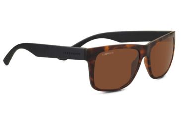 Image of Serengeti Positano Progressive Prescription Sunglasses, Satin Tortoise / Satin Black Frame, Polarized, Photochromic, 8693PR