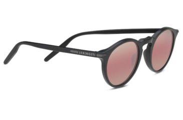 Image of Serengeti Raffaele Progressive Prescription Sunglasses, Matte Black Frame, Polarized, Photochromic, 8838PR
