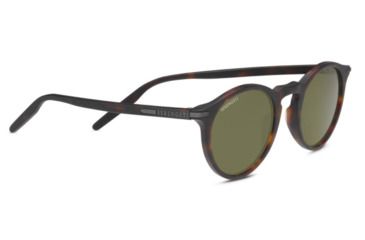 Image of Serengeti Raffaele Progressive Prescription Sunglasses, Matte Dark Havana Frame, Polarized, Photochromic, 8836PR