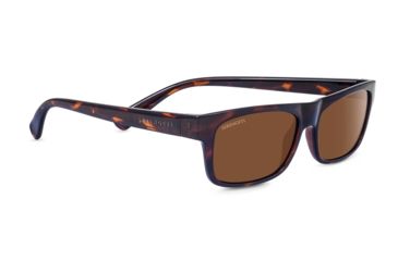Image of Serengeti Rapallo Sunglasses,Shiny Dark Tortoise Frame,Polarized Drivers Square Lens 8366