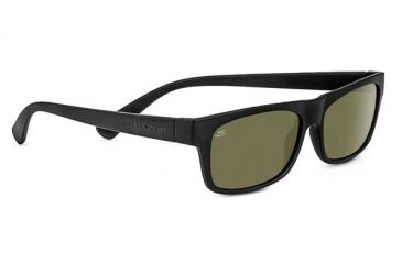 Image of Serengeti Rapallo Sunglasses, Satin Black, Polarized 555nm 8365