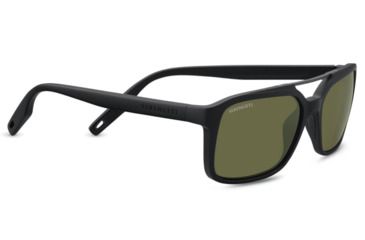 Image of Serengeti Renzo Progressive Prescription Sunglasses, Satin Black / Satin Dark Gunmetal Frame, Polarized, Photochromic, 8621PR