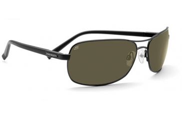 Image of Serengeti Rimini Sunglasses Satinmatte Black Frame Polar Phd 555nm Lenses 7675