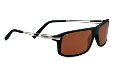 Image of Serengeti Rivoli Single Vision Prescription Sunglasses, Satin Black Frame-7765SV
