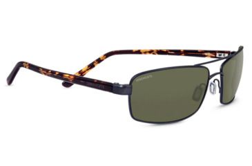 Image of Serengeti San Remo Single Vision Prescription Sunglasses, Satin Gunmetal / Tortoise Frame, Polarized, Photochromic, 8452SV