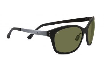 Image of Serengeti Sara Sunglasses - Satin Black Frame and Polar PhD 555nm Lens 7831