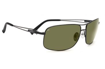 Image of Serengeti Sassari Single Vision Prescription Sunglasses, Satin Black Frame-7664SV