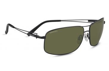 Image of Serengeti Sassari Sunglasses - Satin Black Frame, 555nm Polarized Lenses 7664