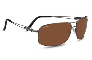 Image of Serengeti Sassari Single Vision Rx Sunglasses - Shiny Gunmetal Frame 7665