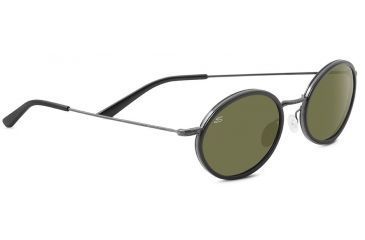 Image of Serengeti Sirolo Progressive Prescription Sunglasses, Shiny Black Frame-8102PR