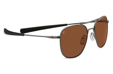 Image of Serengeti Sortie Sunglasses, Classic Shiny Hematite Frame, Polarized Drivers Le 7985