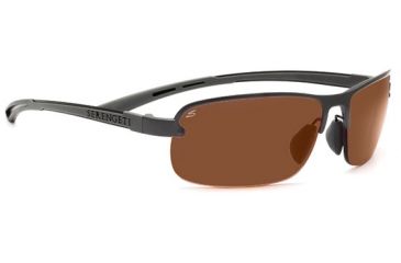 Image of Serengeti Strato Progressive Rx Sunglasses Shiny Dark Gunmetal Frame 7682