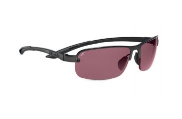 Image of Serengeti Strato Sunglasses - Satin Black Frame, Polar PhD Sedona Lenses 7681