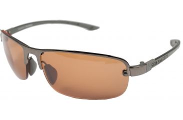 Image of Serengeti Strato Sunglasses-Shiny Dark Gunmetal Frame Polar PhD Drivers Lenses 7682