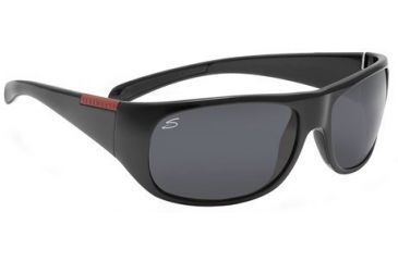 Image of Serengeti Mente Rx Sunglasses Shiny Black Frame