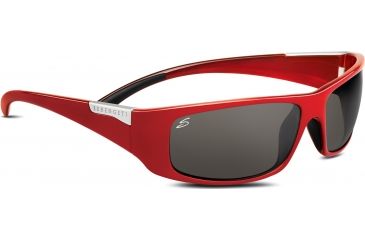 Image of Serengeti Fasano Sunglasses, Red Frame, Polarized PhD CPG Lens 7397