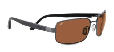 Image of Serengeti Tosca Progressive Prescription Sunglasses, Satin Gunmetal/Shiny Black Frame-7796PR