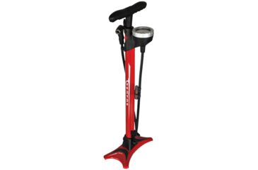 Image of Serfas Floor Pump W/simple Valve-red FP-200R