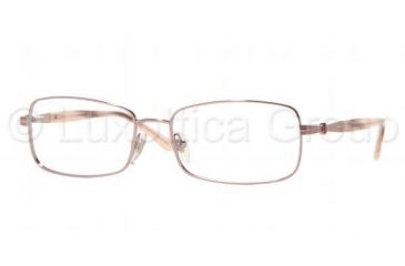Image of Sferoflex Eyeglasses SF2536 with Lined Bifocal Rx Prescription Lenses, Select Frame Color / Lens Diameter Light Pink Frame / 52 mm Prescription Lenses