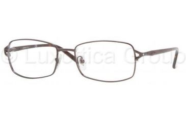 Image of Sferoflex Eyeglasses SF2551B with No-Line Progressive Rx Prescription Lenses 441-5317 - Black Cocoa 