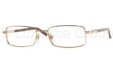 Image of Sferoflex Eyeglasses SF2191 with No-Line Progressive Rx Prescription Lenses 108-5218 - Gold 