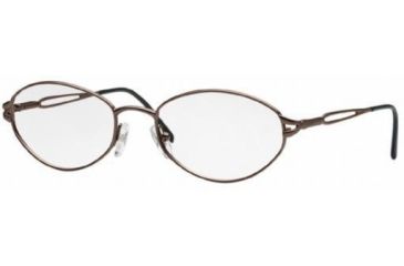Image of Sferoflex Eyeglasses SF2474-267-5218 with No Line Progressive Rx Prescription Lenses 52 mm Lens Diameter / Light Copper Frame