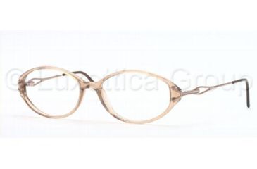 Image of Sferoflex Eyeglasses SF1506B with No-Line Progressive Rx Prescription Lenses, Select Frame Color / Lens Diameter Camel Frame / 53 mm Prescription Lenses
